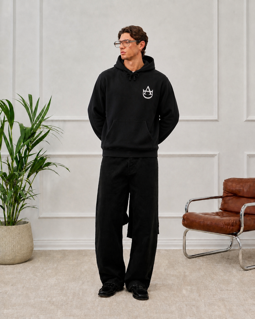 AD core logo hoodie
