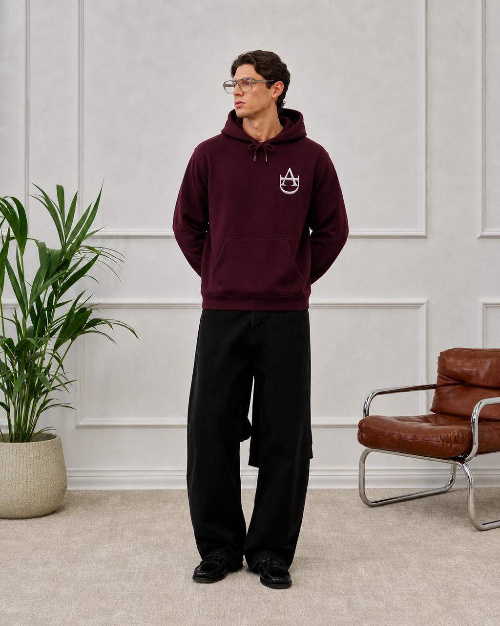 AD core logo hoodie