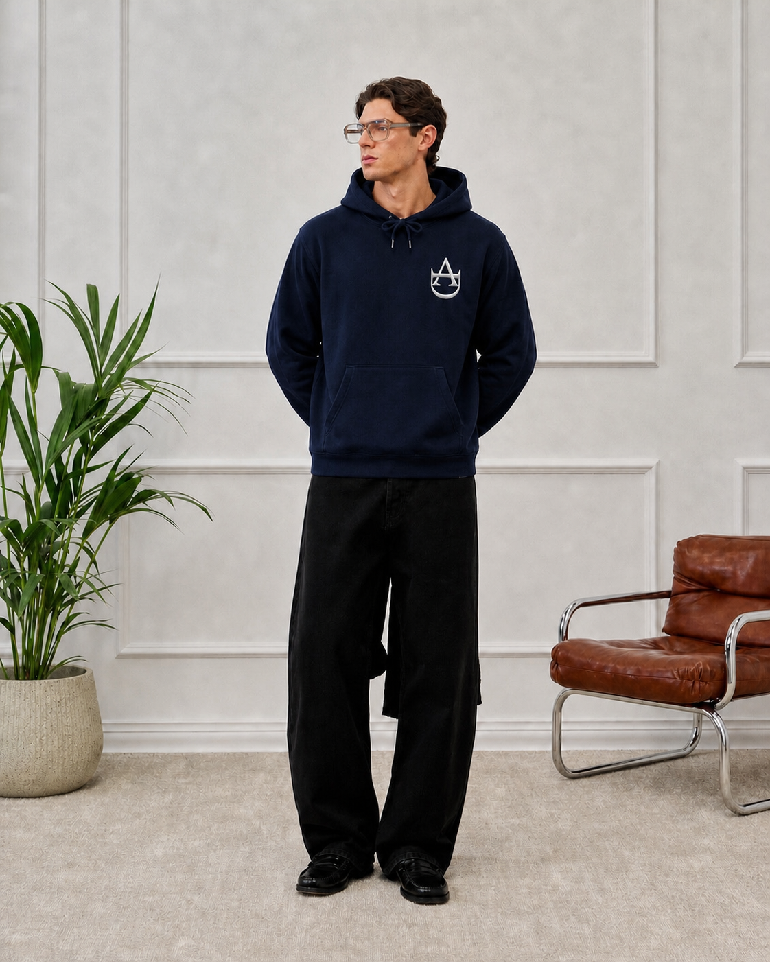 AD core logo hoodie
